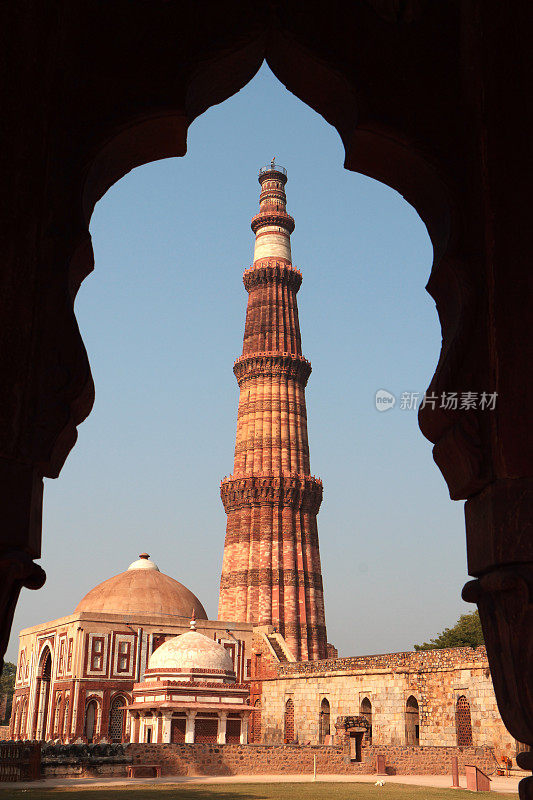 Qutb Minar，德里，印度